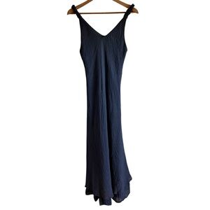 Made in Italy 🇮🇹 linen bias cut sleeveless maxi dress size M excellent condition